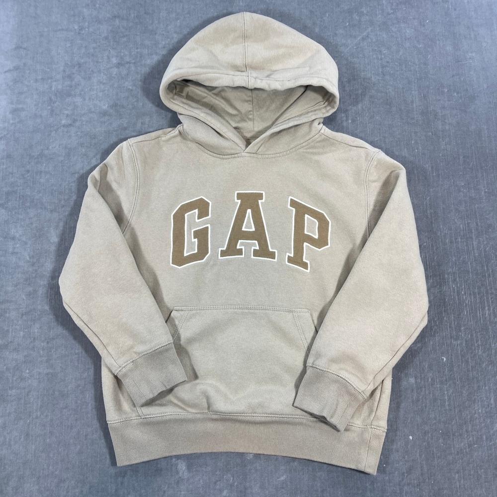 GAP Kids Medium‎ Tan Hoodie Sweatshirt